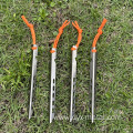 Customized High Strength Camping Titanium Hook Tent Pegs